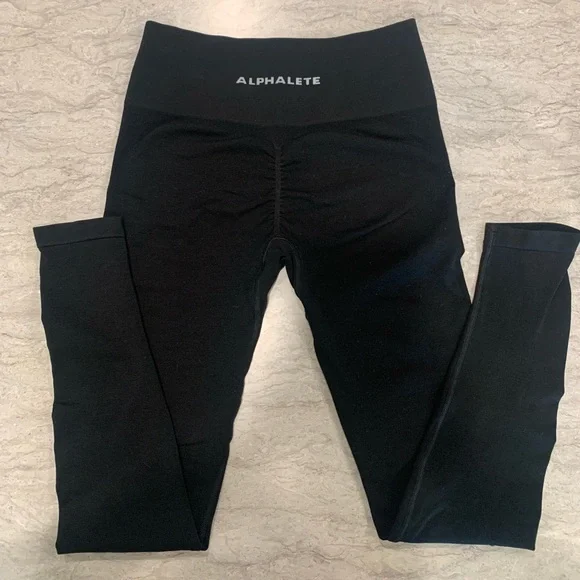Alphalete Amplify Black Leggings Small - Picture 3 of 6
